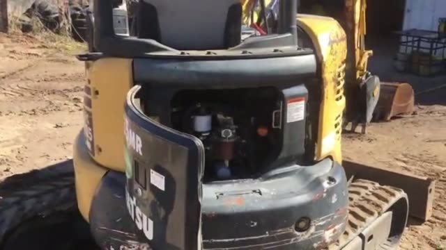 Komatsu PC35 PC55 display video thumbnail